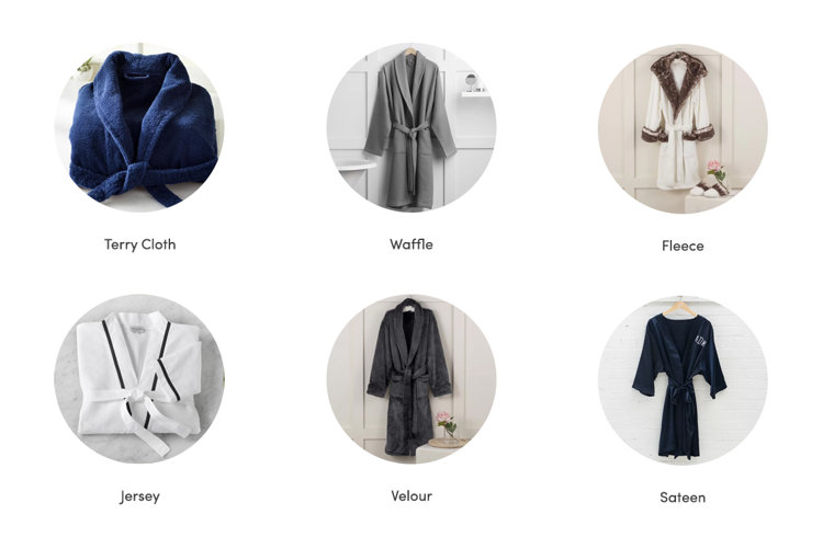 Types Of Bath Robes